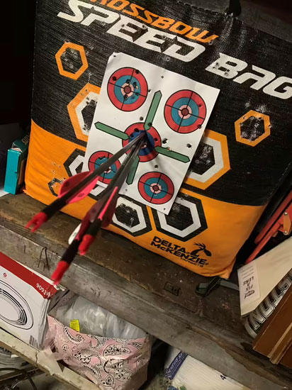 bag archery target photo submitted by 60X Staff Shooter, Mason Gifford.