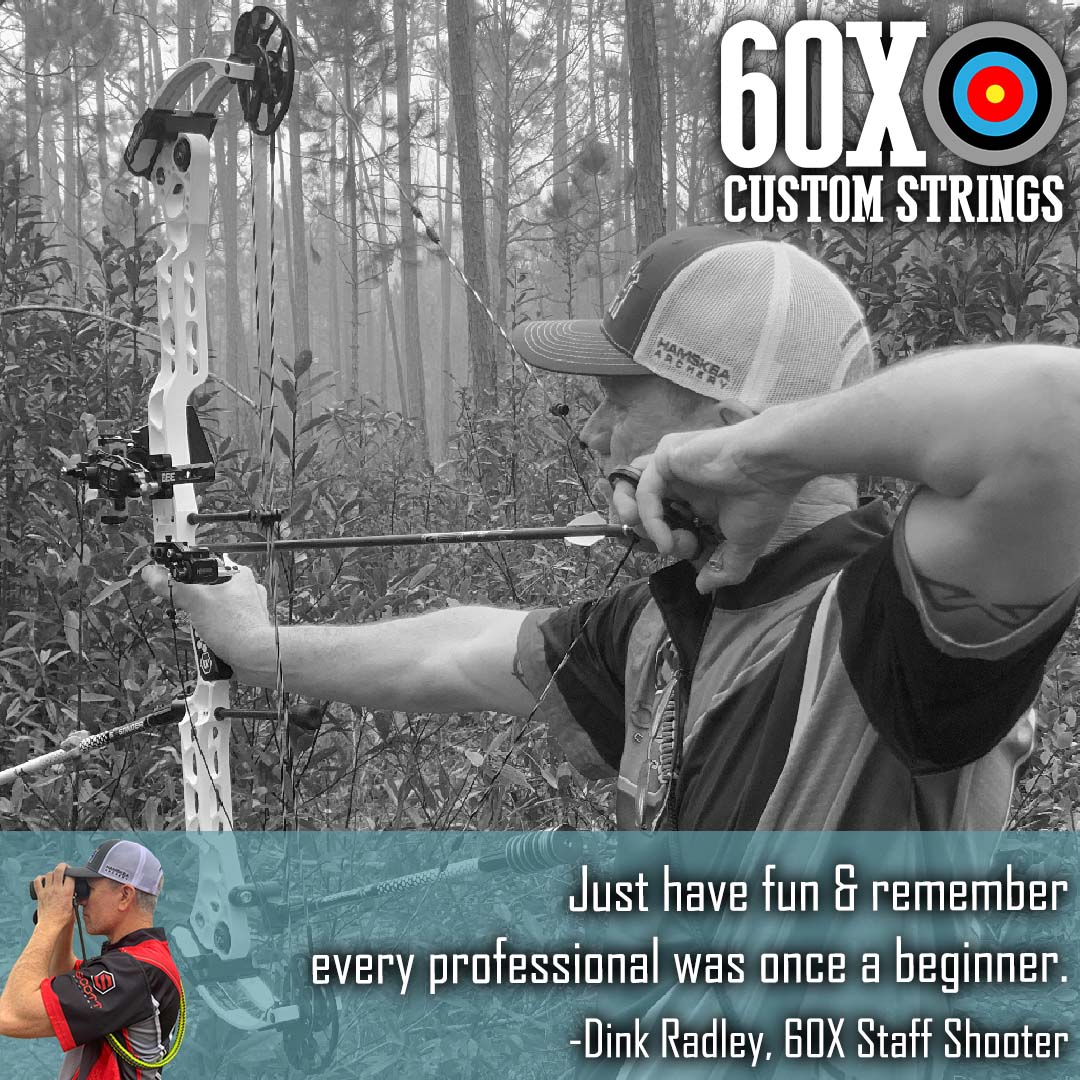 60x custom strings archery staff shooter 